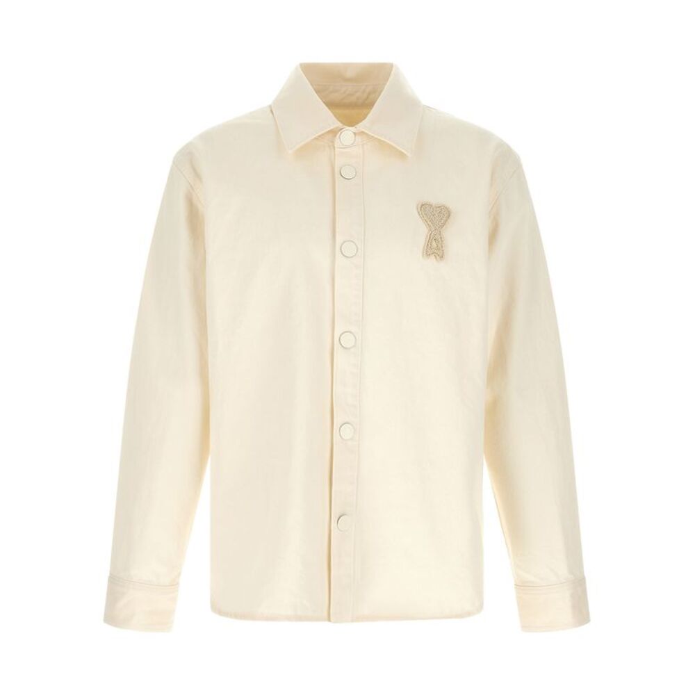 Ami Paris Beige Cotton Men's Blouse
